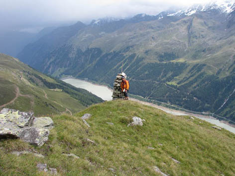 Auf dem Rcken der Plangerospitze (2942 m)